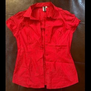 HeartSoul Button Front Shirt, Size XL